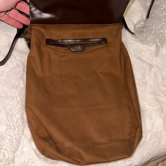 LOUIS VUITTON Damier Ebene Soho Backpack 1999 Classic mint Authentic Vintage - Picture 15 of 16